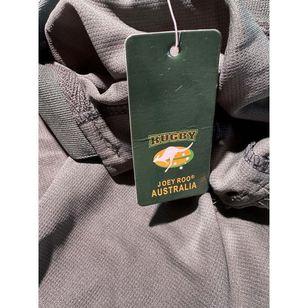 Australia Rugby Jersey Joey Roo Socceroos Football Shirt Gold & Green SZ Small - Picture 8 of 8